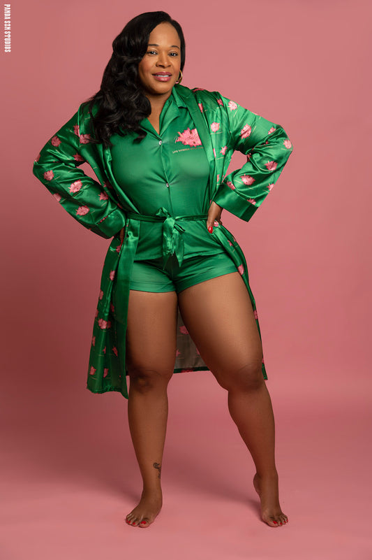 Majestic Sexy PJ Set Hunter Green-Cyber Monday Sale