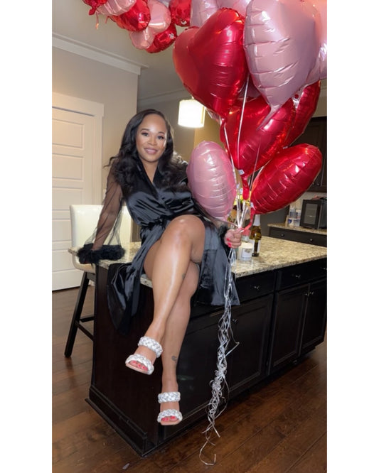 MMB-Sheer Feather Sleeve Robes -Limited Edition-Cyber Monday Sale