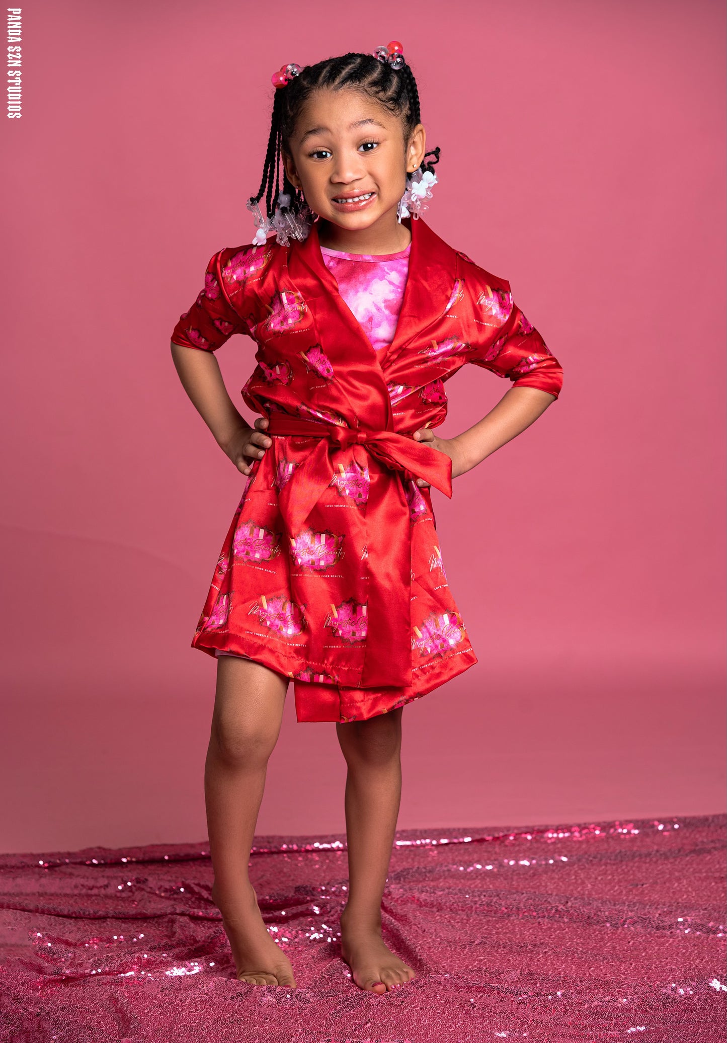 Majestic Beauty Kids Limited Edition Red Robes